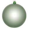Vickerman N592540DSV 10" Frosty Mint Shiny Ball Ornament
