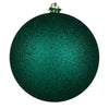 Vickerman N592541DG 10" Dark Teal Glitter Ball Ornament
