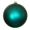 Vickerman N593041DMV 12" Dark Teal Matte Ball Ornament