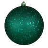 Vickerman N592041DQ 8" Dark Teal Sequin Ball Ornament