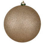 Vickerman N593043DG 12" Oat Glitter Ball Ornament