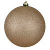 Vickerman N591243DG 4.75" Oat Glitter Ball Ornament 4 Per Bag