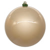Vickerman N592543DPV 10" Oat Pearl Uv Drilled Ball Ornament 1 Per Bag.