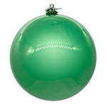 Vickerman N591544DPV 6" Seafoam Pearl Uv Drilled Ball Ornament 4 Per Bag.