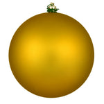 Vickerman N593046DMV 12" Medallion Gold Matte Ball Ornament