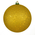 Vickerman N593046DQ 12" Medallion Gold Sequin Ball Ornament