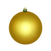 Vickerman N591546DSV 6" Medallion Gold Shiny Ball Ornament 4 Per Bag