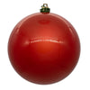 Vickerman N592571DPV 10" Coral Pearl Uv Drilled Ball Ornament 1 Per Bag.