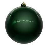 Vickerman N591274DPV 4.75" Midnight Green Pearl Uv Drilled Ball Ornament 4 Per Bag.
