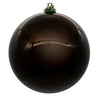 Vickerman N591275DPV 4.75" Chocolate Pearl Uv Drilled Ball Ornament 4 Per Bag.