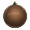 Vickerman N591576DPV 6" Mocha Pearl Uv Drilled Ball Ornament 4 Per Bag.