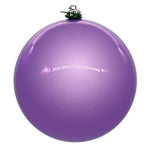 Vickerman N591286DPV 4.75" Lavender Pearl Uv Drilled Ball Ornament 4 Per Bag.