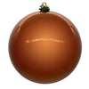 Vickerman N591588DPV 6" Copper Pearl Uv Drilled Ball Ornament 4 Per Bag.