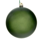 Vickerman N591534DCV 6" Juniper Green Candy Ball Ornament 4 Per Bag