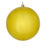 Vickerman N591546DCV 6" Medallion Gold Candy Ball Ornament 4 Per Bag