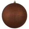 Vickerman N591571DG 6" Coral Glitter Ball Ornament 4 Per Bag