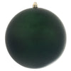 Vickerman N591574DMV 6" Midnight Green Matte Ball Ornament 4 Per Bag