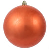 Vickerman N592071DCV 8" Coral Candy Ball Ornament