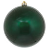Vickerman N592074DCV 8" Midnight Green Candy Ball Ornament