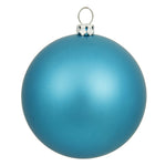 Vickerman N592512DMV 10" Turquoise Matte Ball Ornament