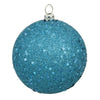 Vickerman N593012DQ 12" Turquoise Sequin Ball Ornament