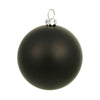 Vickerman N592017DMV 8" Black Matte Ball Ornament