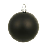 Vickerman N592017DMV 8" Black Matte Ball Ornament