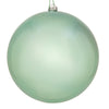 Vickerman N593040DCV 12" Frosty Mint Candy Ball Ornament