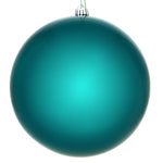 Vickerman N592541DCV 10" Dark Teal Candy Ball Ornament