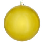Vickerman N593046DCV 12" Medallion Gold Candy Ball Ornament