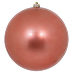 Vickerman N593071DCV 12" Coral Candy Ball Ornament