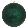Vickerman N592574DQ 10" Midnight Green Sequin Ball Ornament
