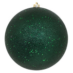 Vickerman N592574DQ 10" Midnight Green Sequin Ball Ornament