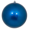 Vickerman N593002DCV 12" Blue Candy Ball Ornament