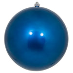 Vickerman N593002DCV 12" Blue Candy Ball Ornament