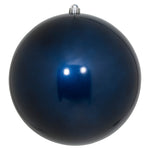 Vickerman N593031DCV 12" Midnight Blue Candy Ball Ornament