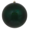 Vickerman N593074DCV 12" Midnight Green Candy Ball Ornament