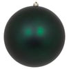 Vickerman N593074DMV 12" Midnight Green Matte Ball Ornament