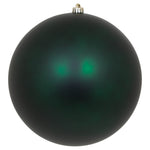Vickerman N593074DMV 12" Midnight Green Matte Ball Ornament