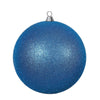 Vickerman N594002DG 15.75" Blue Glitter Ball Christmas Ornament