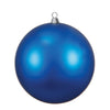 Vickerman N594002DMV 15.75" Blue Matte Ball Ornament