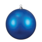 Vickerman N594002DMV 15.75" Blue Matte Ball Ornament