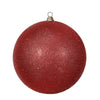 Vickerman N594003DG 15.75" Red Glitter Ball Ornament