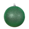 Vickerman N594004DG 15.75" Green Glitter Ball Ornament