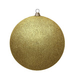 Vickerman N594008DG 15.75" Gold Glitter Ball Ornament