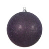 Vickerman N594026DG 15.75" Plum Glitter Ball Ornament