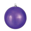 Vickerman N594026DSV 15.75" Plum Shiny Ball Ornament