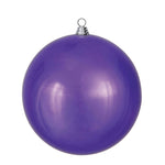 Vickerman N594026DSV 15.75" Plum Shiny Ball Ornament