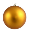Vickerman N594030DMV 15.75" Antique Gold Matte Ball Ornament