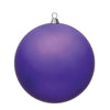 Vickerman N594066DMV 15.75" Purple Matte Ball Ornament